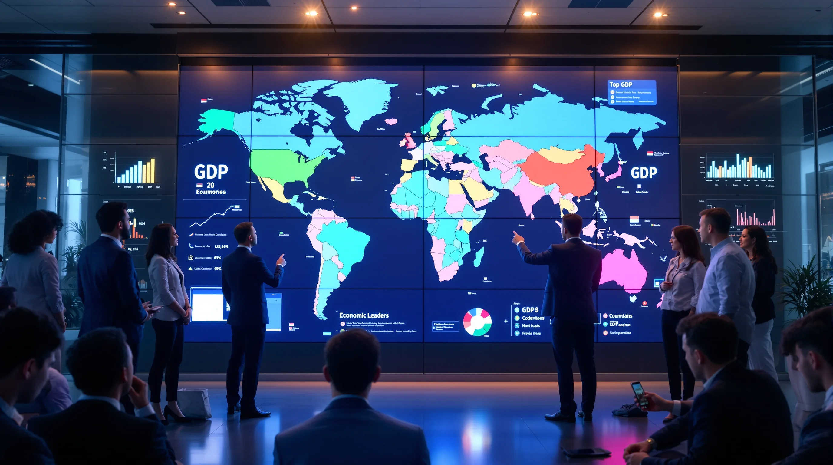 Países por producto interno bruto: los 20 líderes económicos en 2024